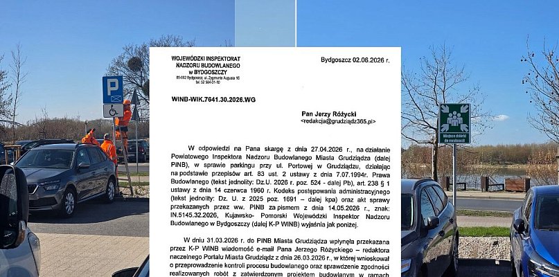 Zwrot akcji w sprawie inwestycji na ul. Portowej. Wojewódzki Inspektorat nakazuje