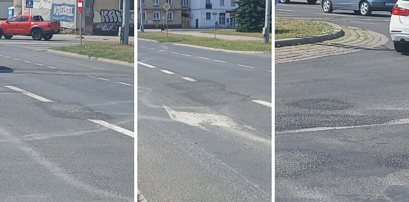 Grudziądz: Najpierw malują pasy, potem lepią dziury. Mieszkańcy i radny łapią się