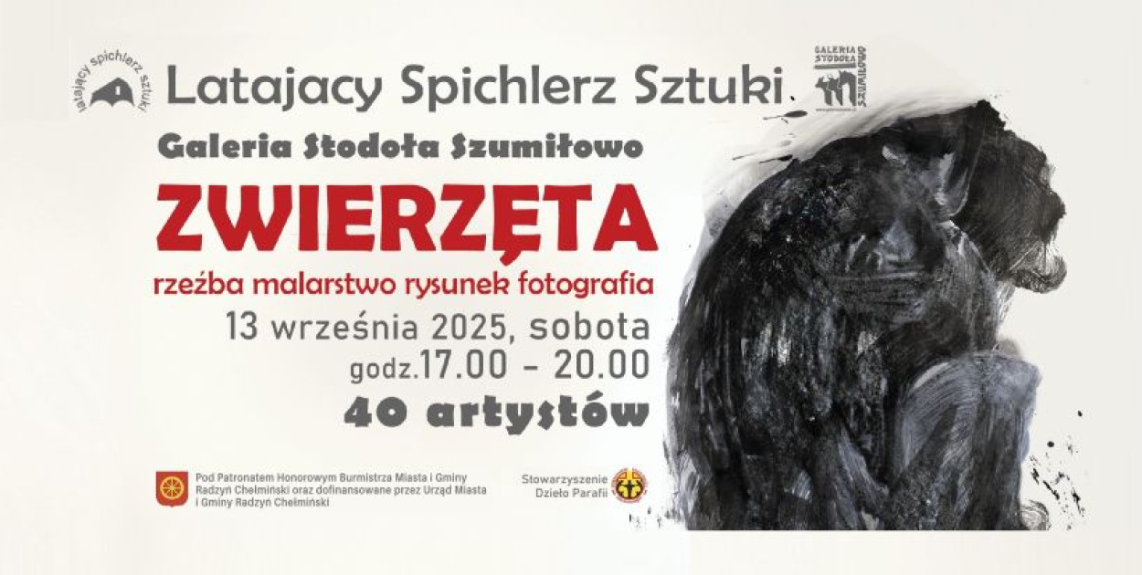 Wernisaż wystawy Latający Spichlerz Sztuki 2025 - ZWIRZĘTA (istoty pozaludzkie)