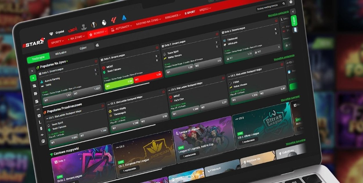 Zakłady e-sportowe w 888Starz Polska: Kompletny przewodnik