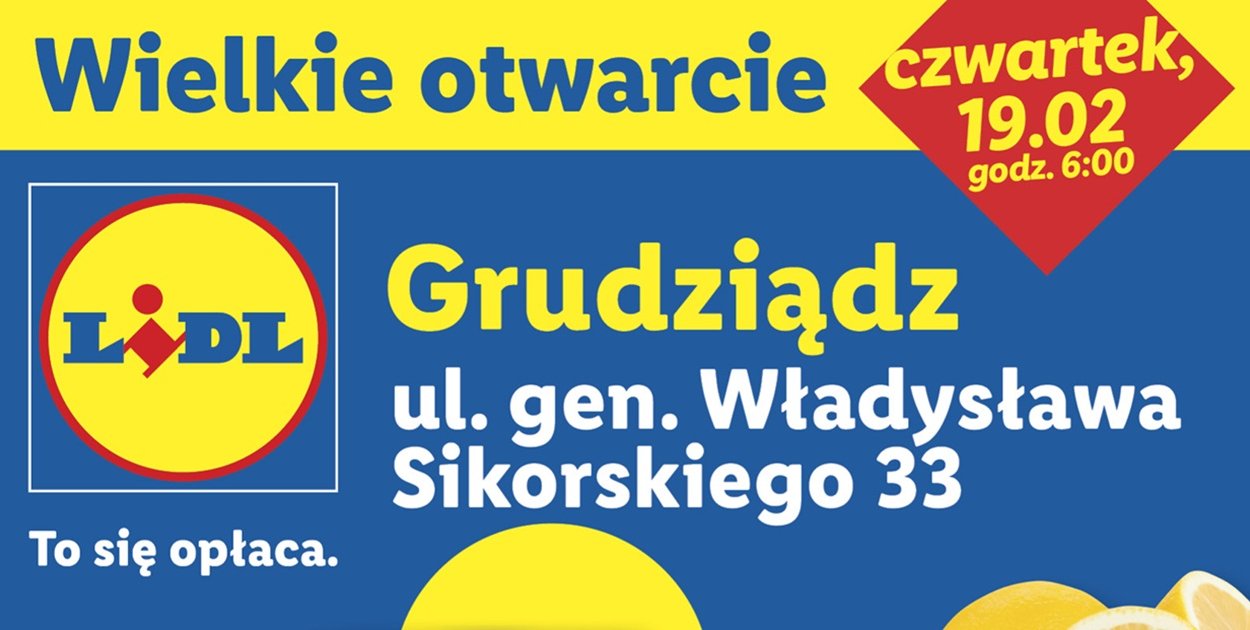 Lidl Polska otwiera czwarty sklep w Grudziądzu!