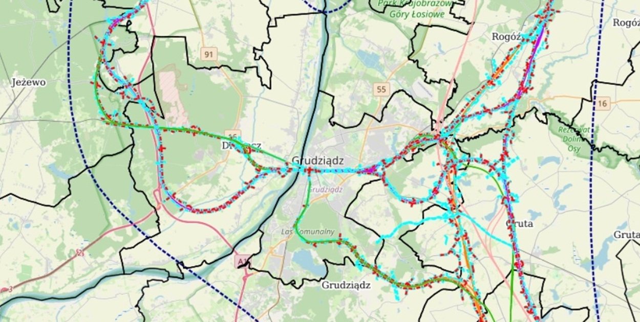 Wytypowano dwa najkorzystniejsze warianty CPK dla naszego regionu (W7 i W20)