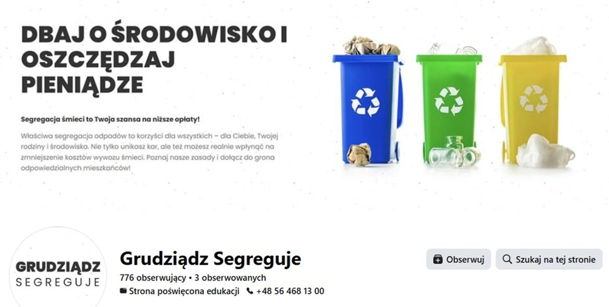 Kolejne tysiące z kieszeni mieszkańców na „rolki”. Tak Grudziądz płaci za segregac